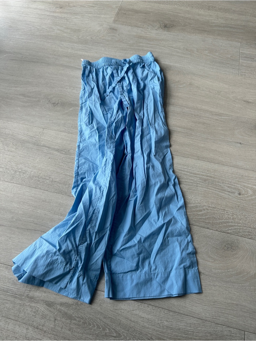 Maison Essentiel blue cotton pyjama bottoms size XS - Picture 12 of 12